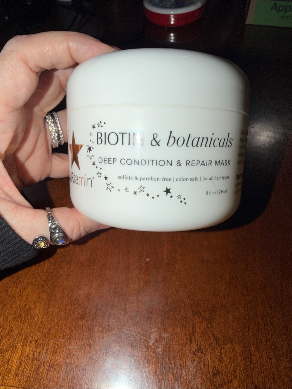HairTamin Biotin & Botanicals Deep Condition & Repair Mask - White